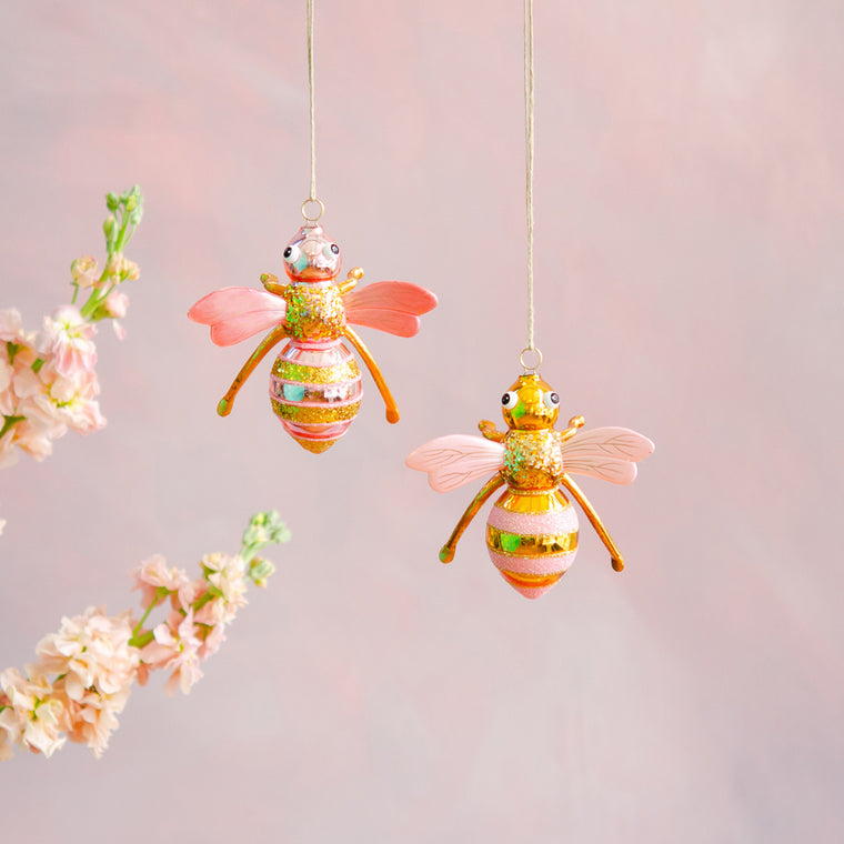 Pinky Pollinator Ornaments