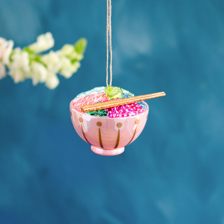 Pink Poke Bowl Ornament