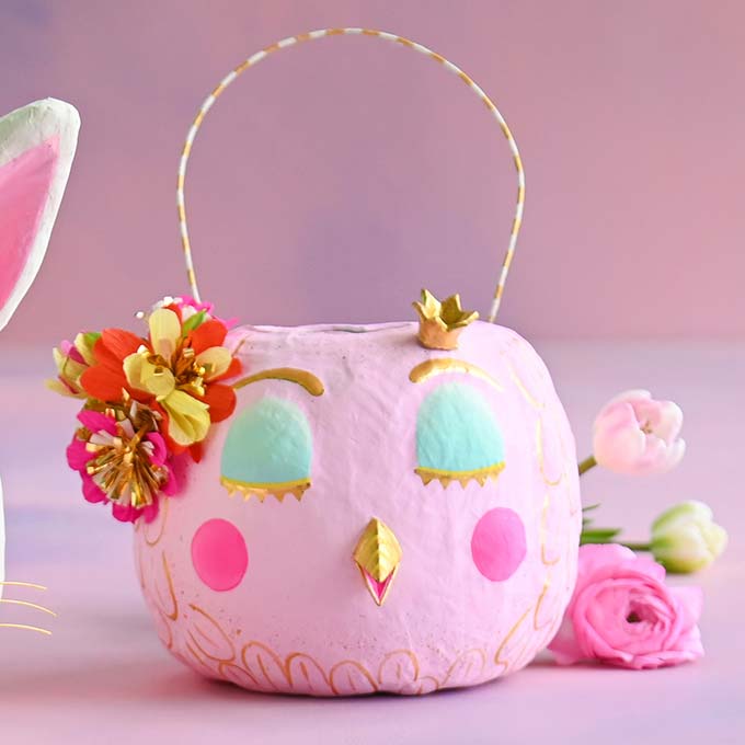 Pinky Cotton Tail Bunny & Princess Peep Chick Bucket