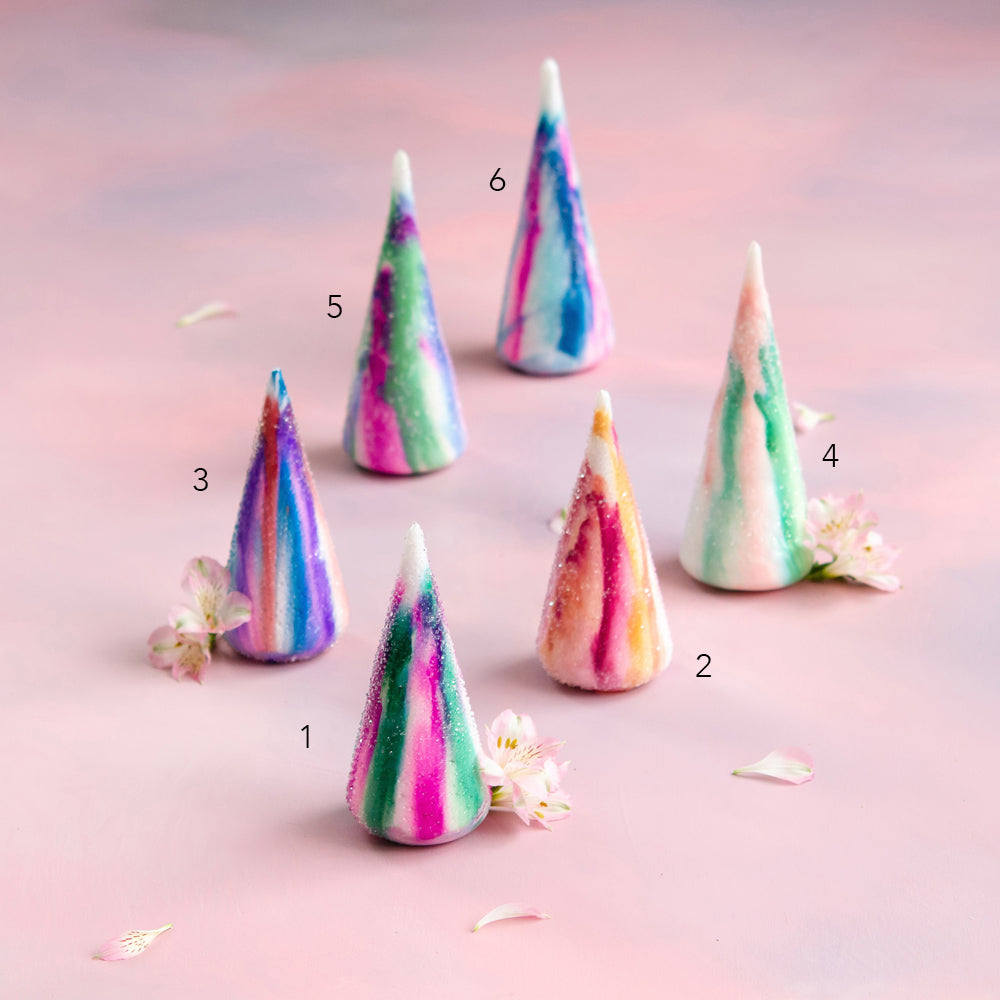Water Color Cone Trees