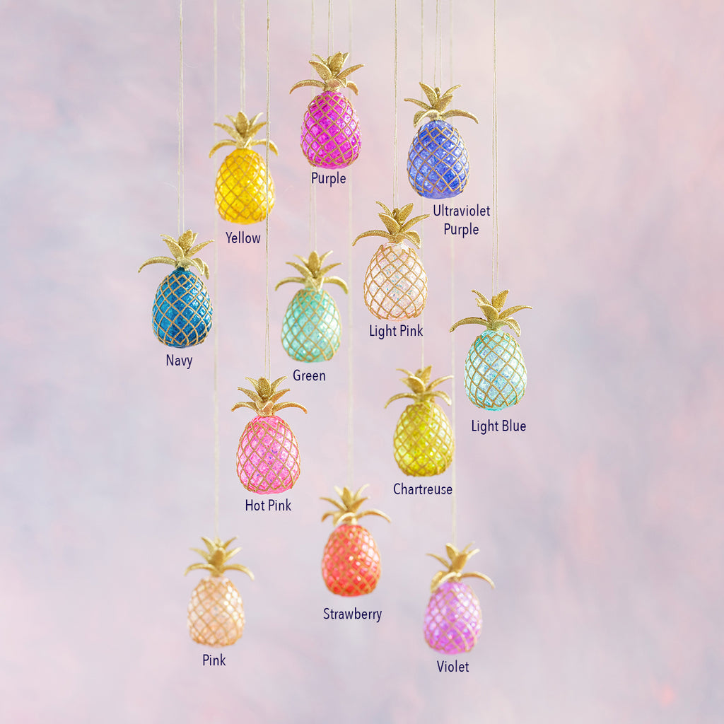 Rainbow Pineapple Ornament