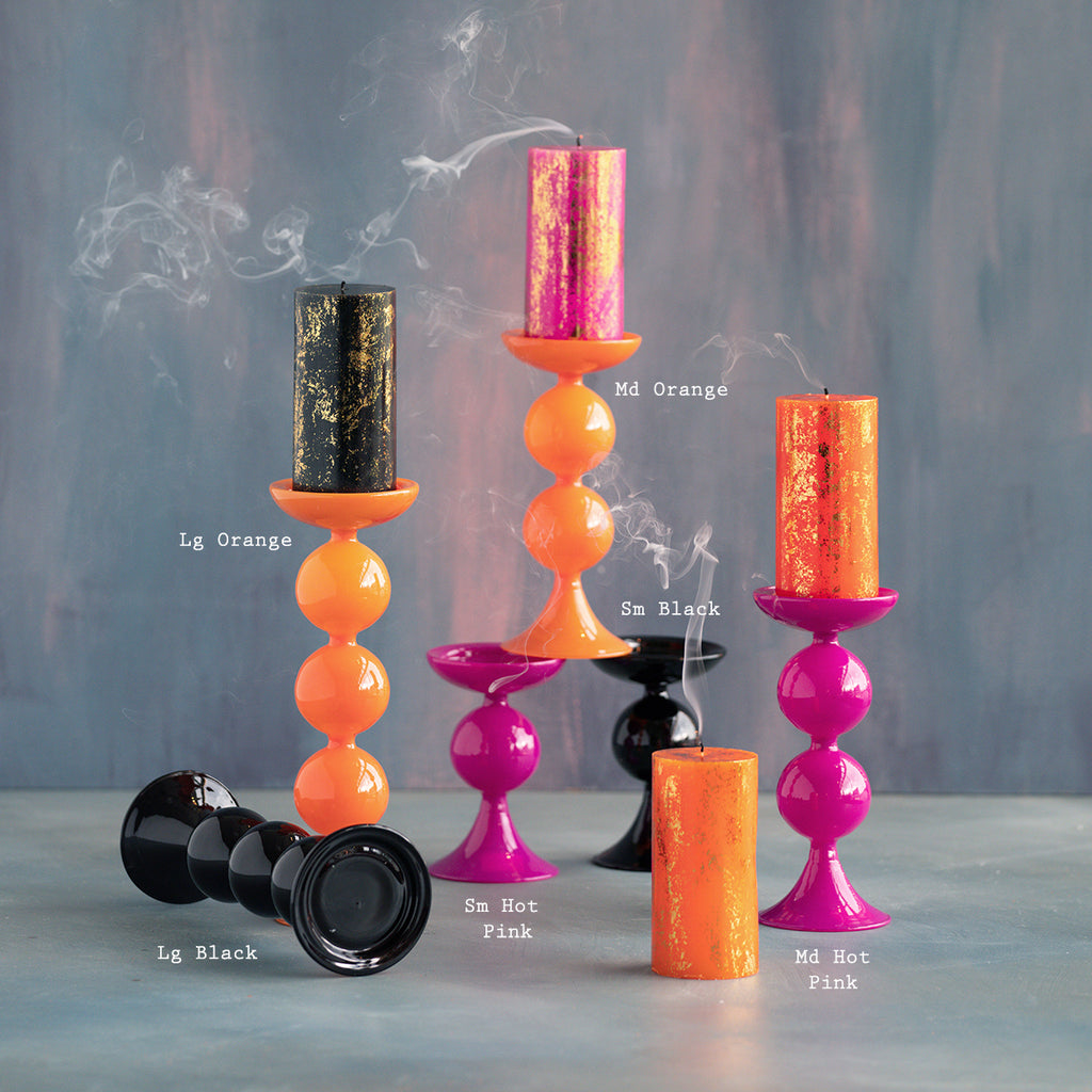 Trick or Sweet Pillar Candle Holder