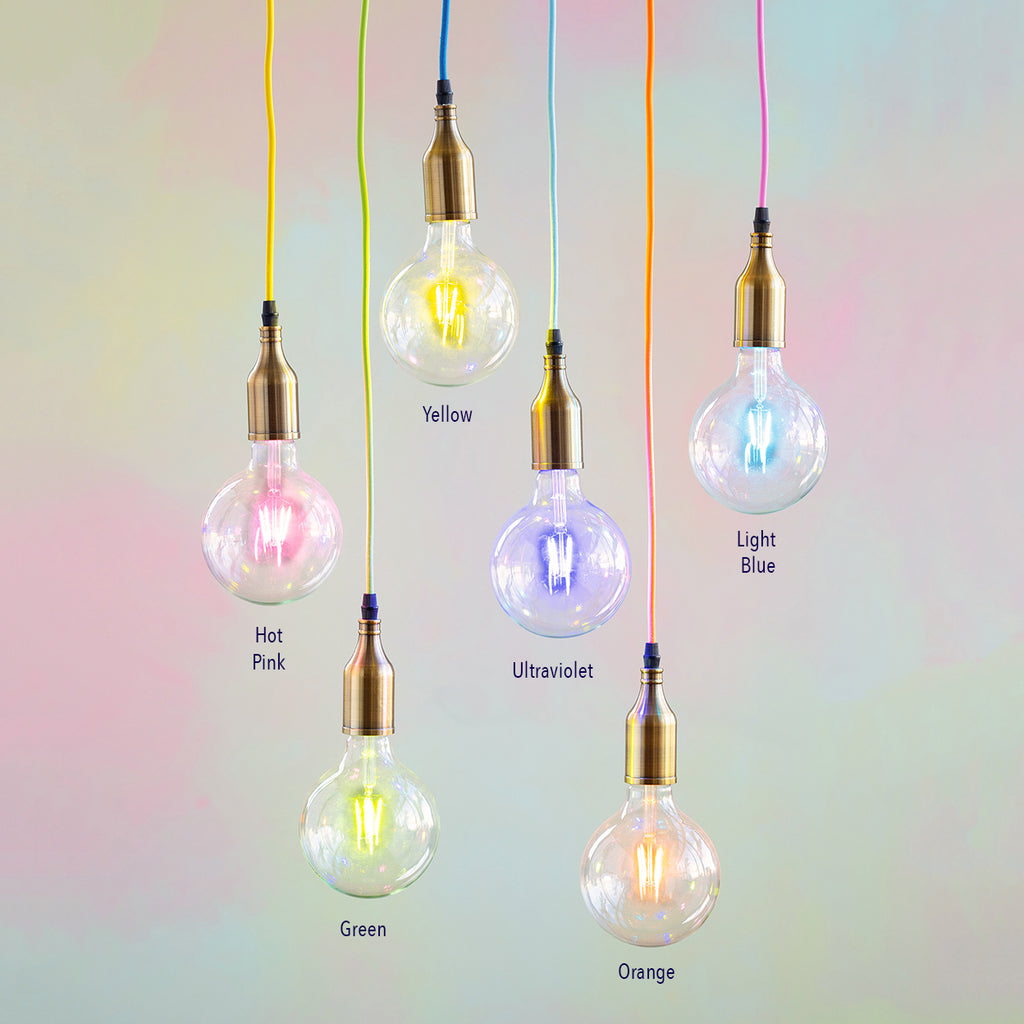 Color Filament Ball Bulb