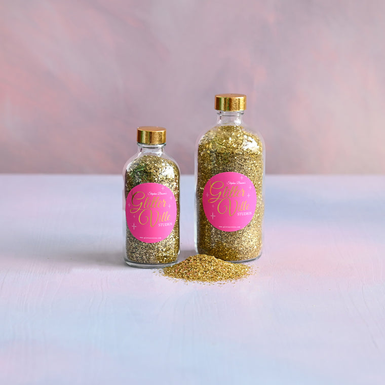 Fairy Godmother Gold Glass Glitter