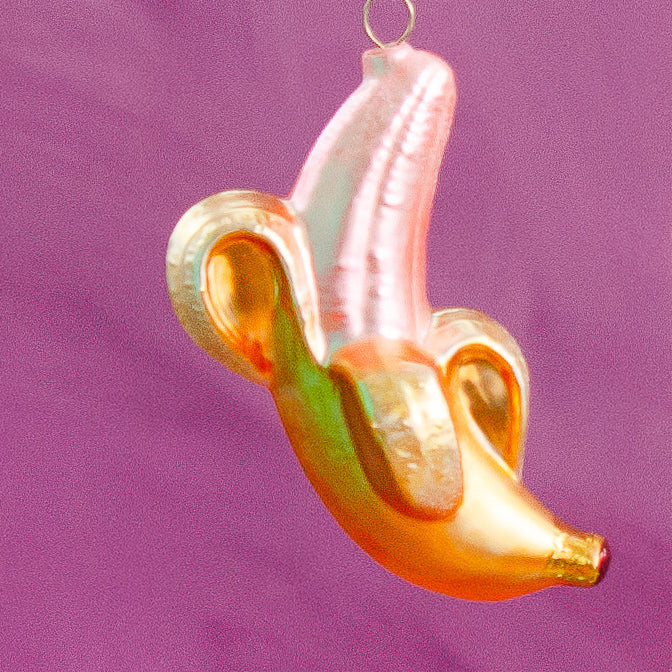 Rainbow Banana Ornament