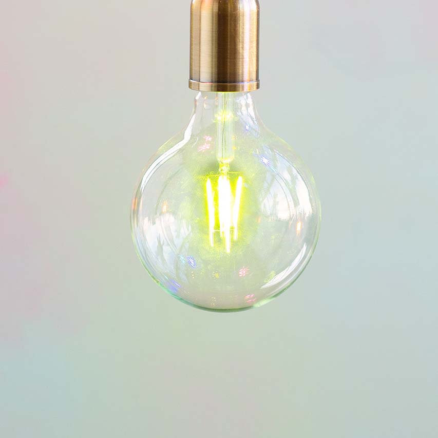 Color Filament Ball Bulb