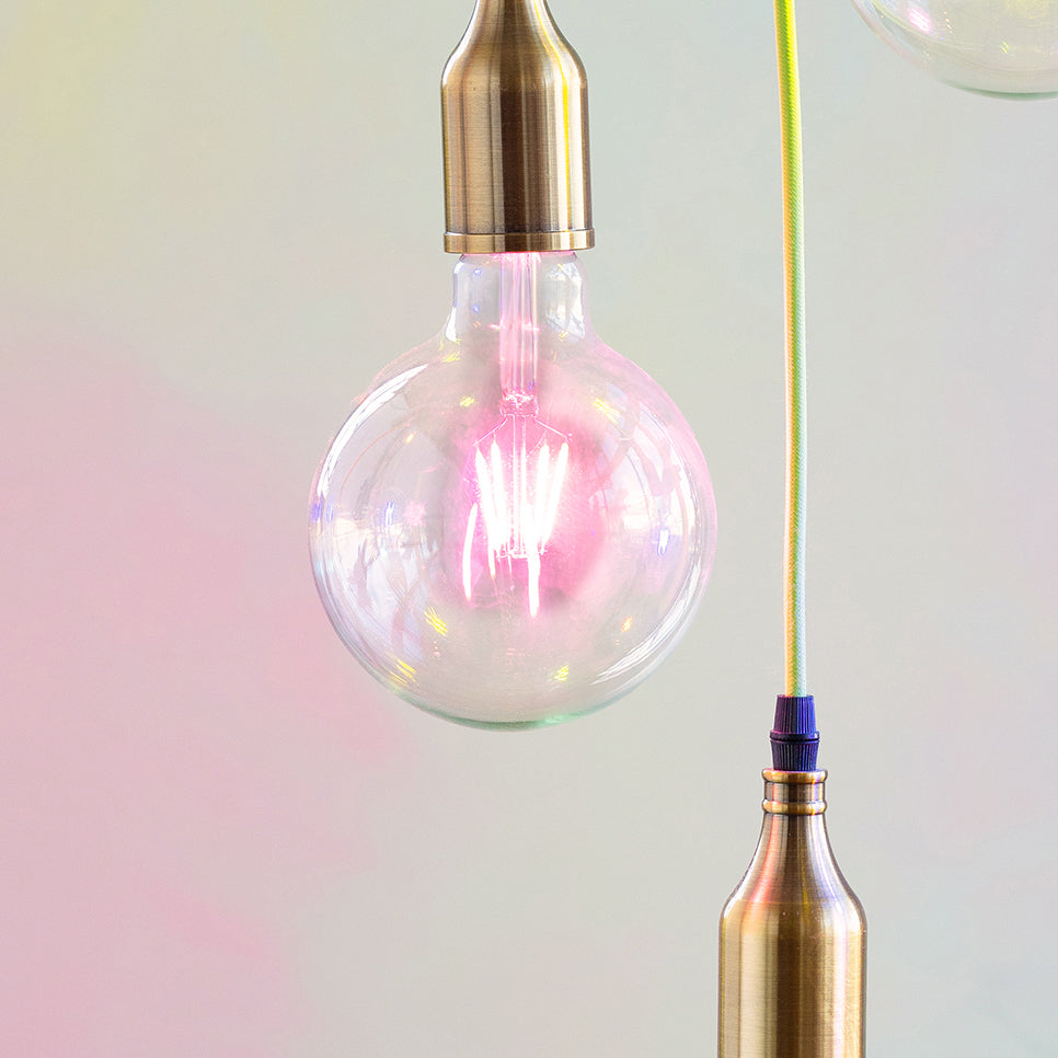 Color Filament Ball Bulb