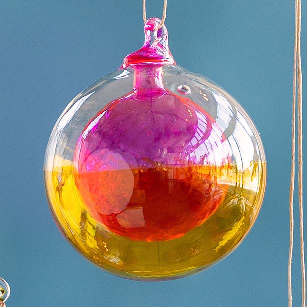 Swirl Ball in a Ball Ornament