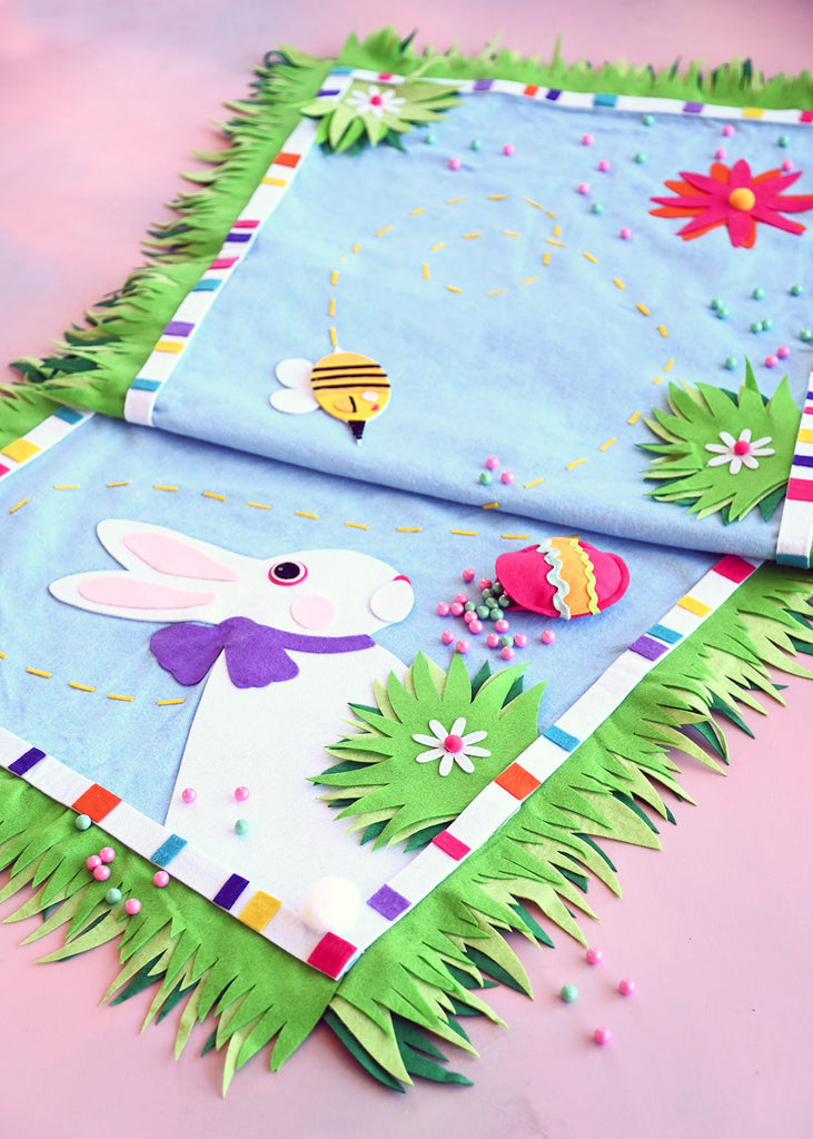 BEE-autiful Bunny Tablerunner