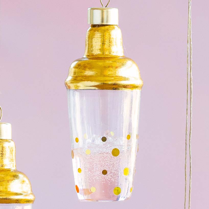 Cocktail Shaker Ornament