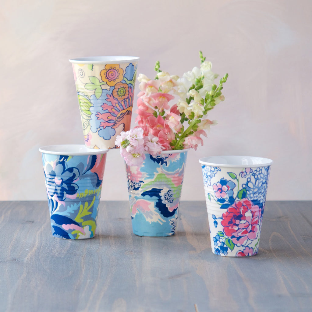 Paris Flea Market Cups, Large, Set of 4