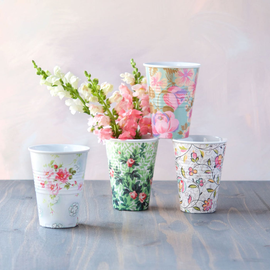 French Flea Market Cup, Set of 4