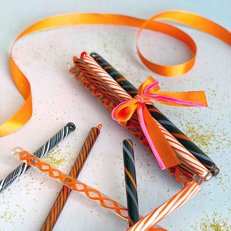 Halloween Lick Stick Ornaments, Set of 10