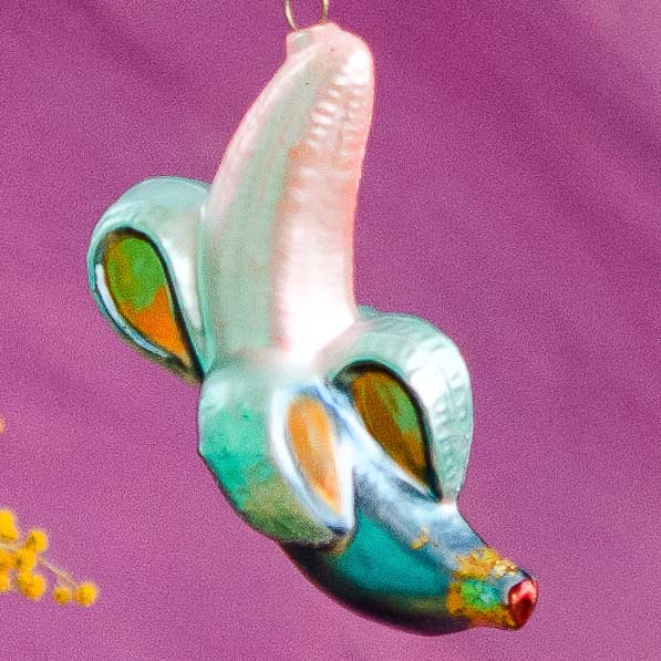 Rainbow Banana Ornament