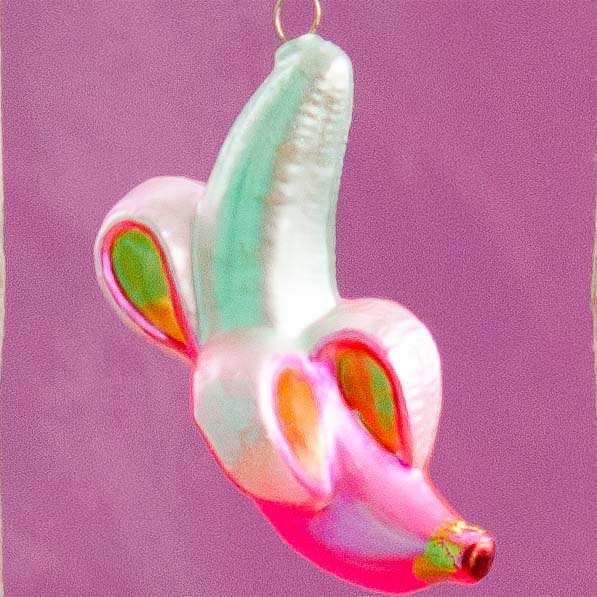 Rainbow Banana Ornament