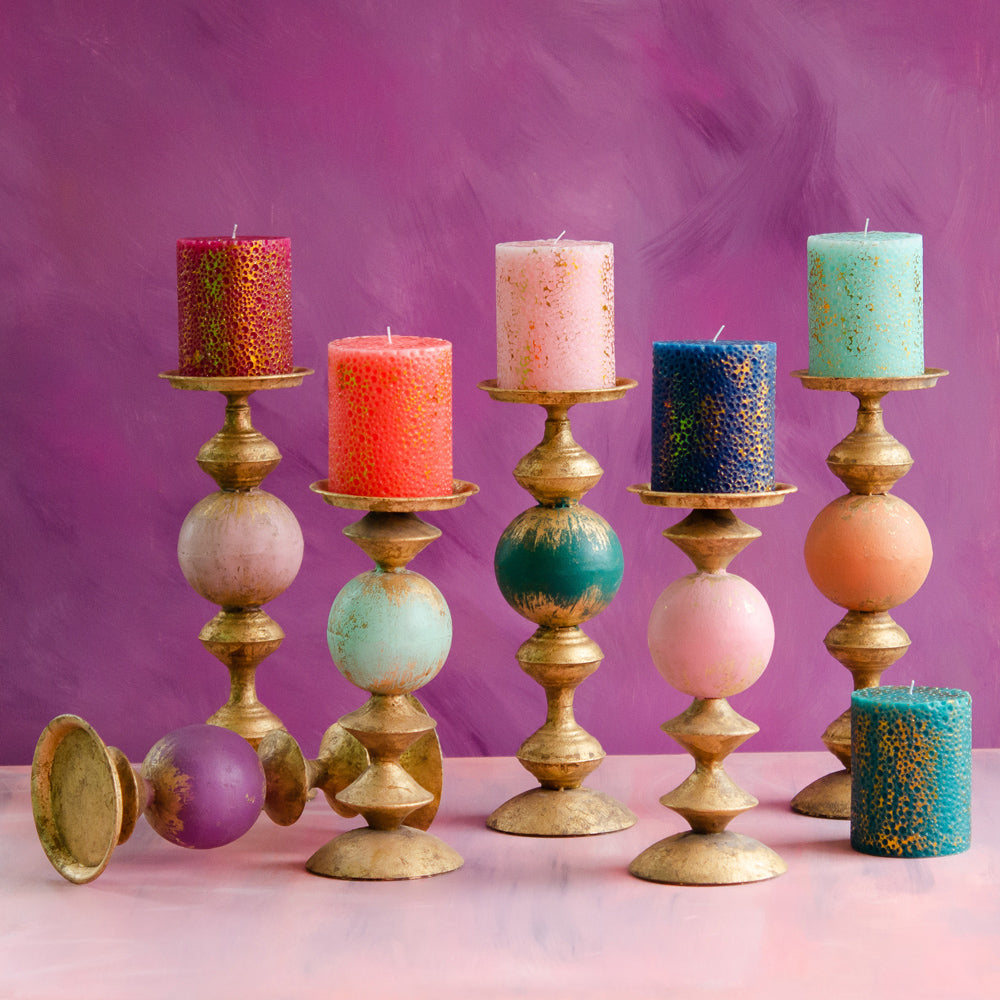 Globie Bobie Pillar Candle Holder