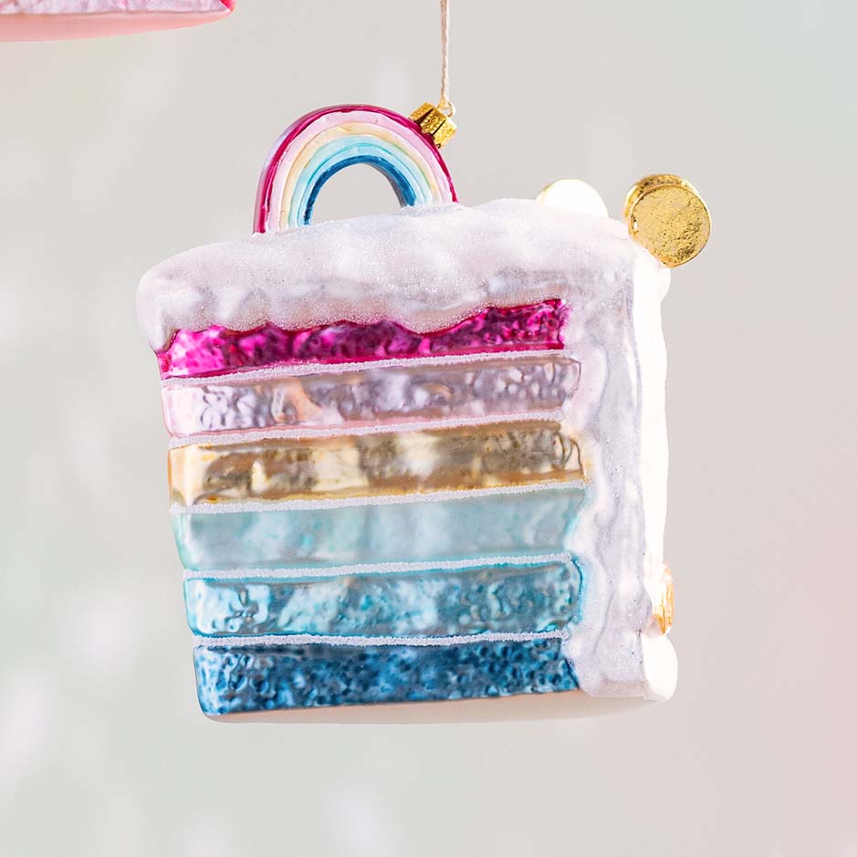 Slice of Sweet Cake Ornament