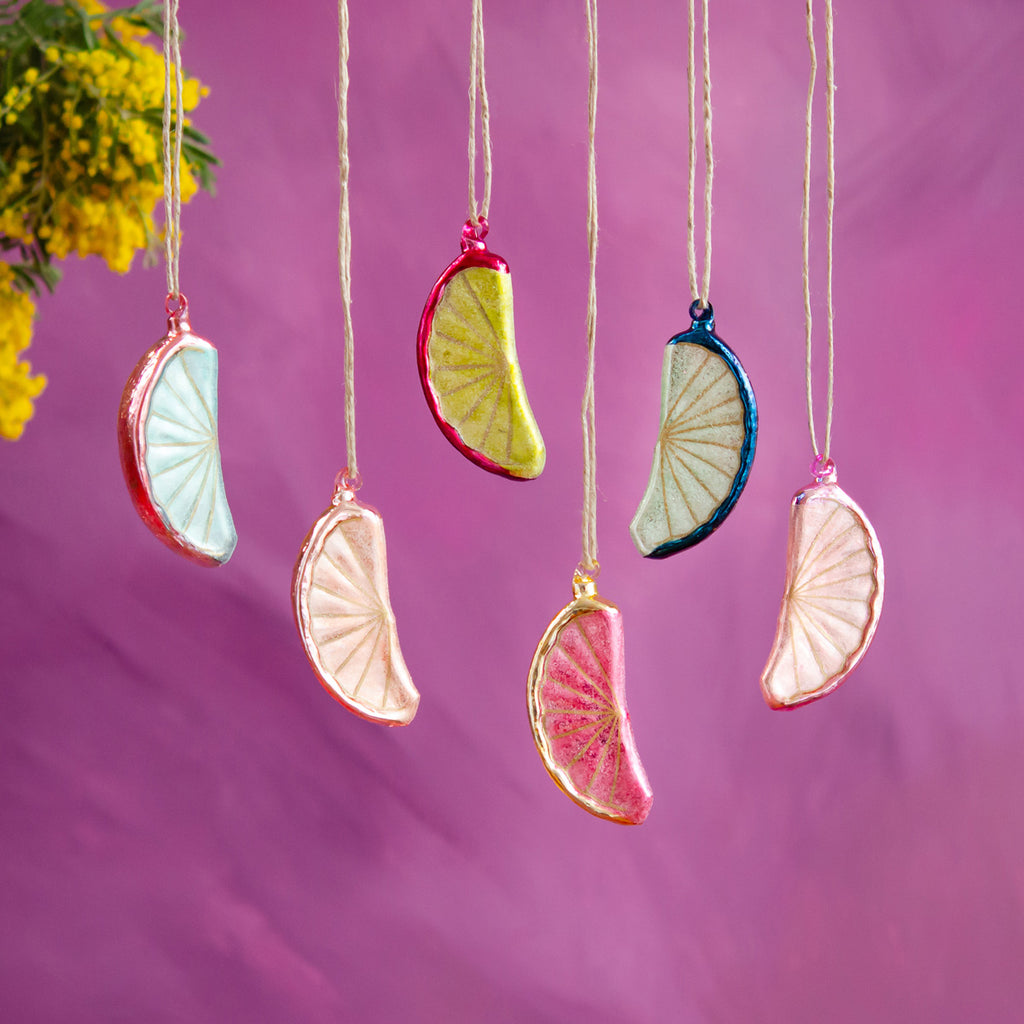 Flurry of Fruit Slices Ornament