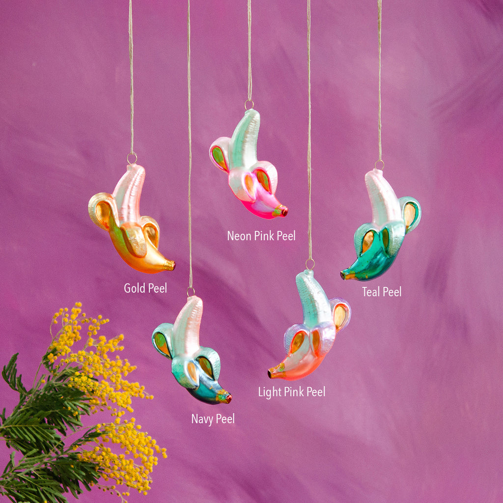 Rainbow Banana Ornament