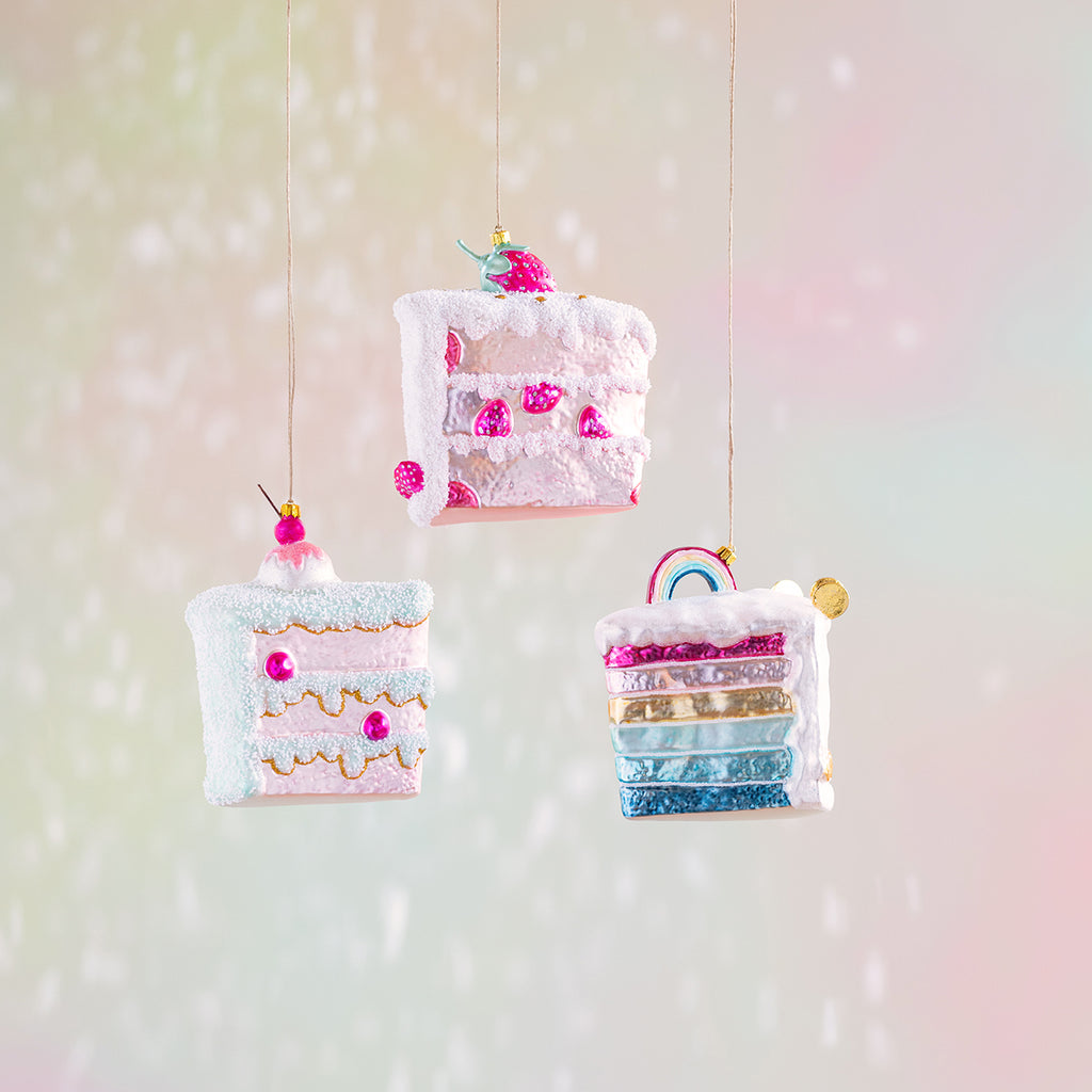 Slice of Sweet Cake Ornament