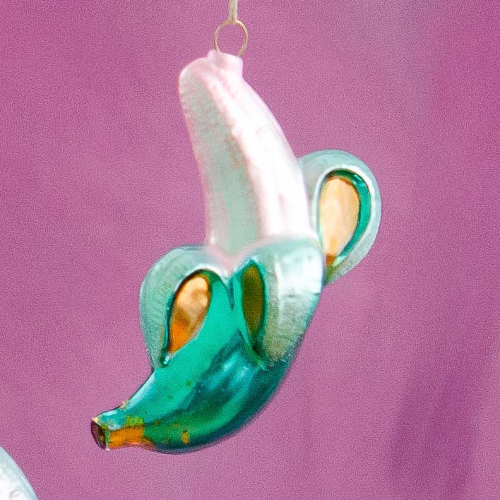 Rainbow Banana Ornament