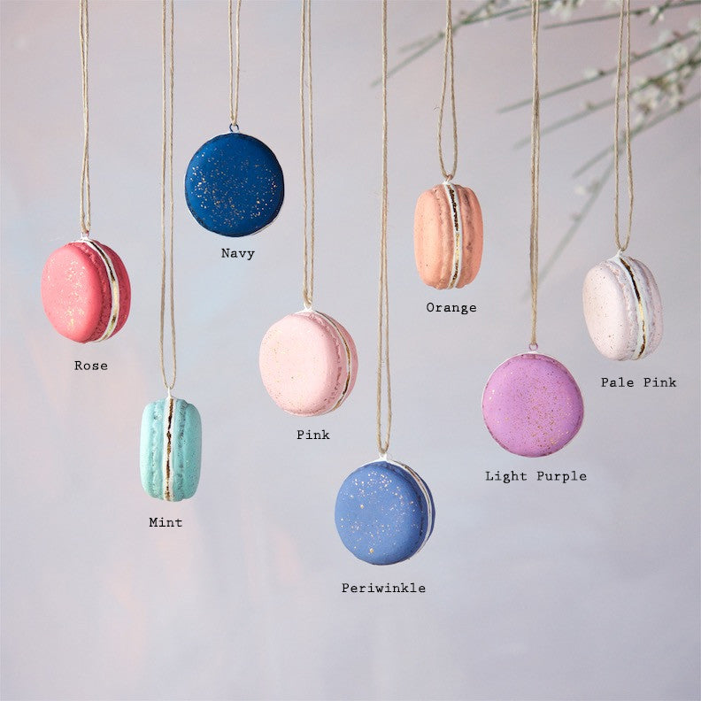 Gold Dust Macaron Ornament