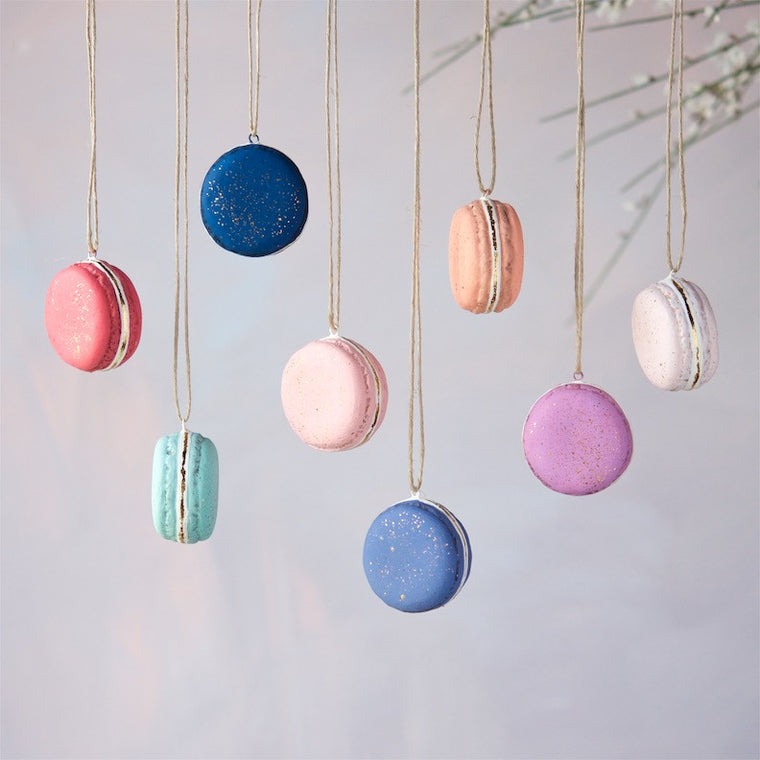 Gold Dust Macaron Ornament