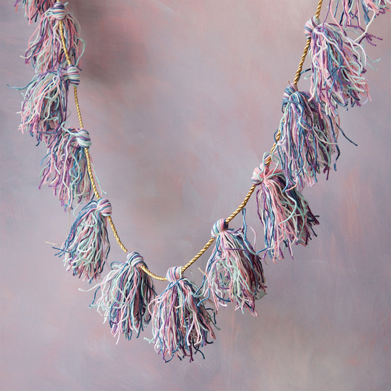 Yarn Tassel Garland