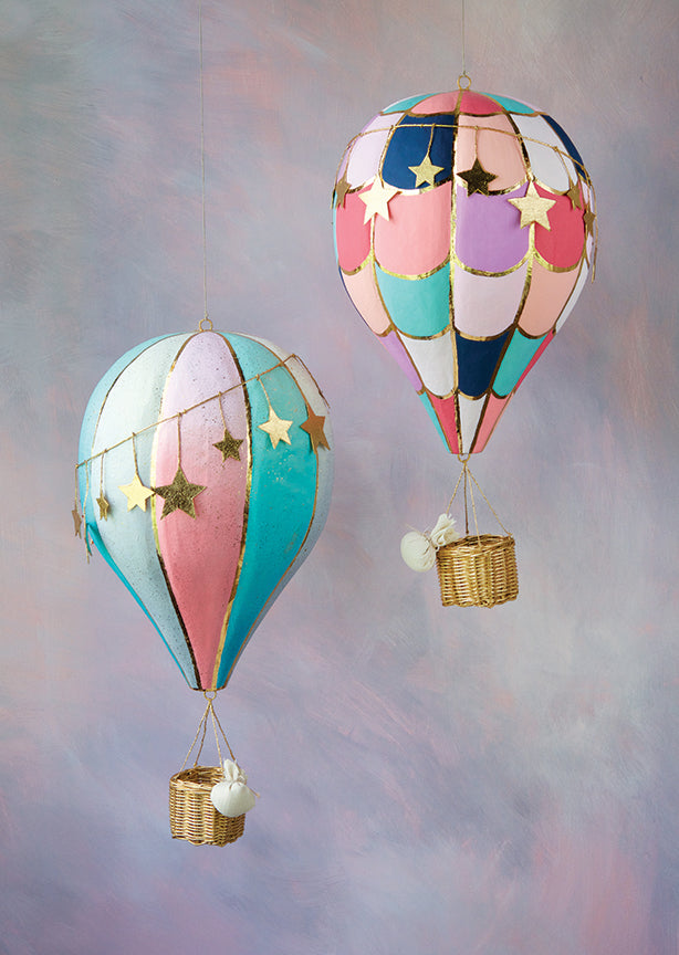 Hot Air Balloon, Set of 2