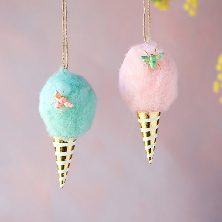 Cotton Candy Ornament