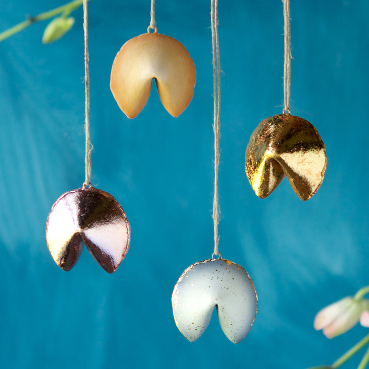 Fortune Cookie Ornament (4 Assortment)