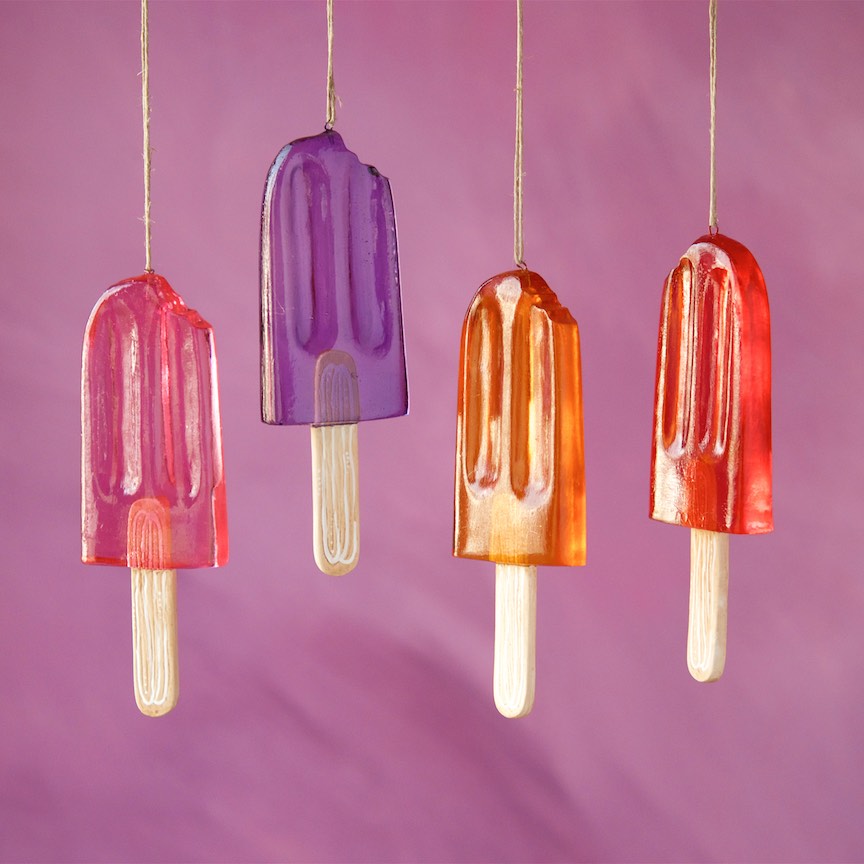 Translucent Licky Popsicle Ornament