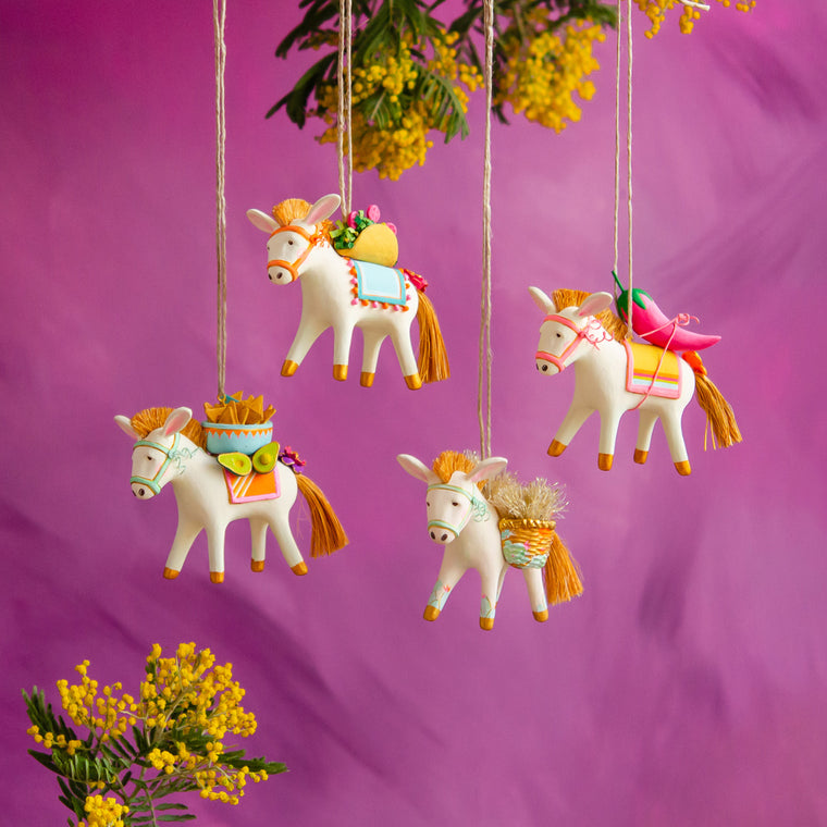 "Busby" the Burro & Friends Ornament