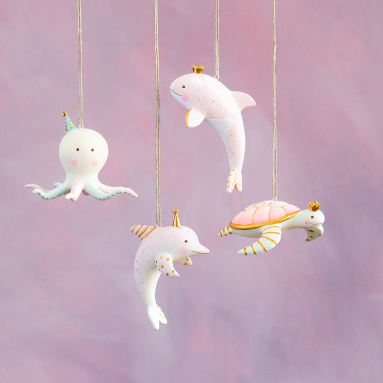 Sea Party Animals Ornaments