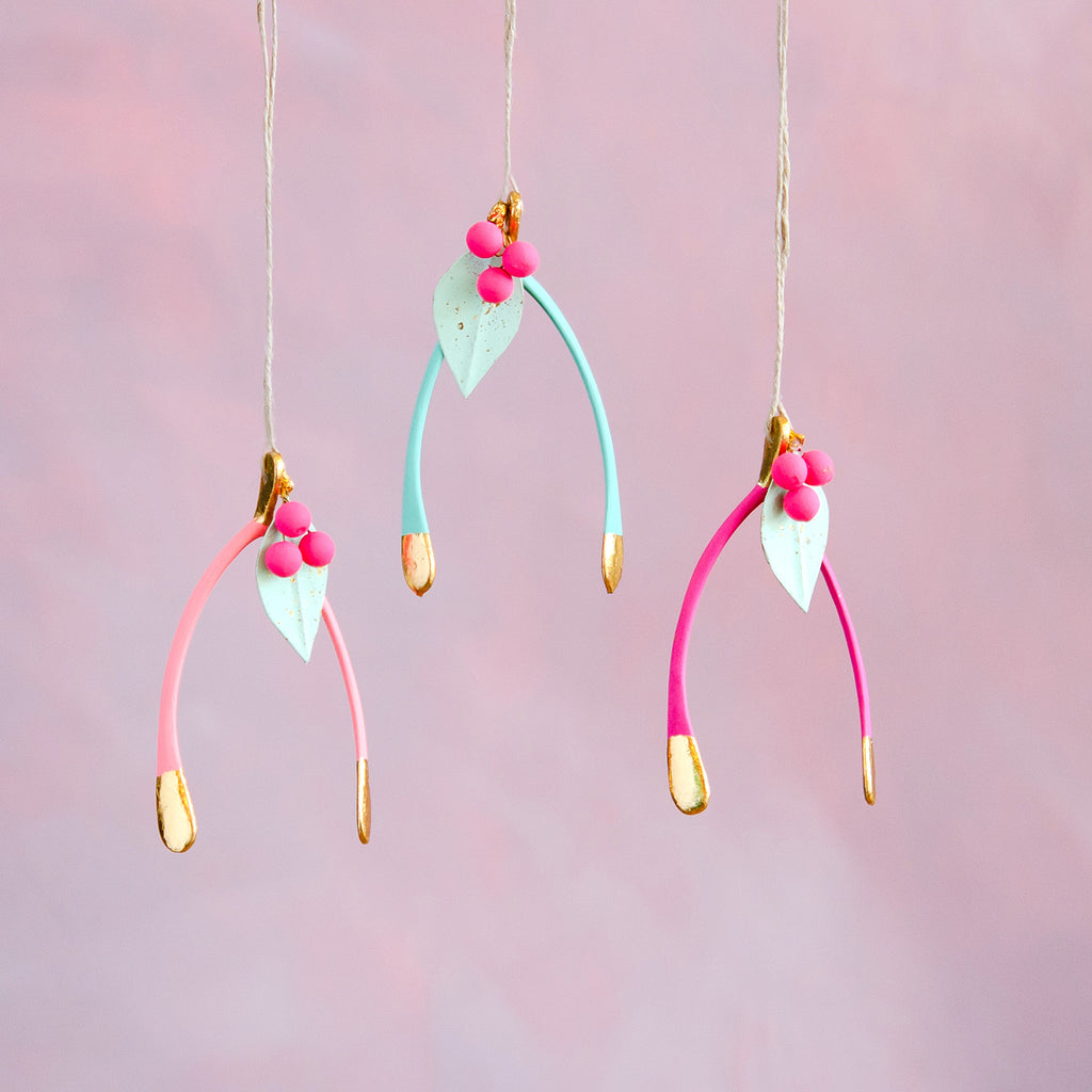 Berry Wishbone Ornament