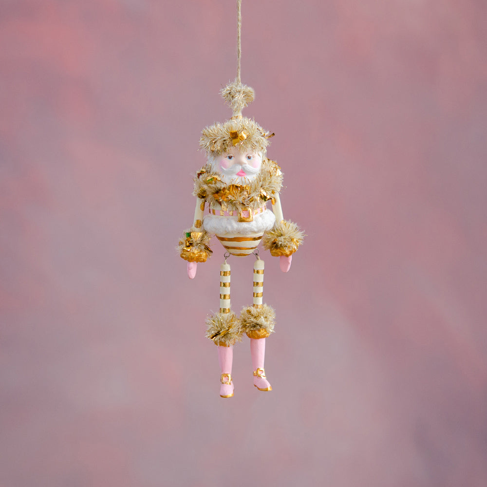 Gold & Blush Papa Noel Ornament