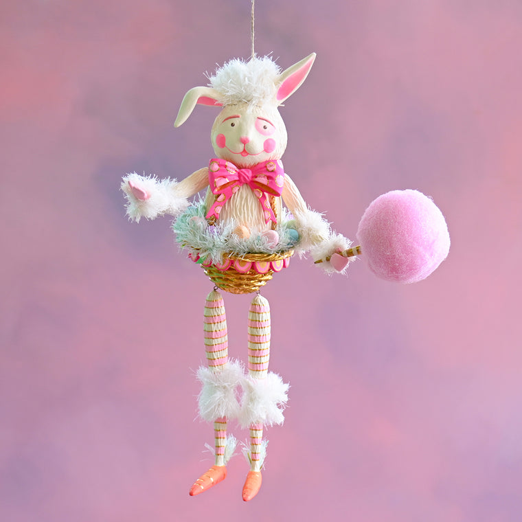 Pinky Cotton Tail Bunny Figure