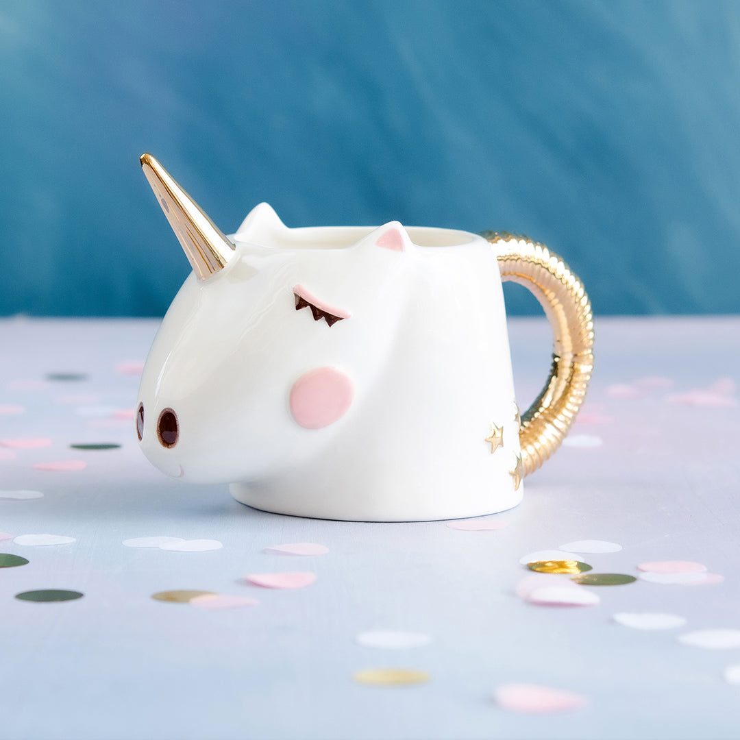 3D Figural Unicorn Mug Tag – Mug Barista