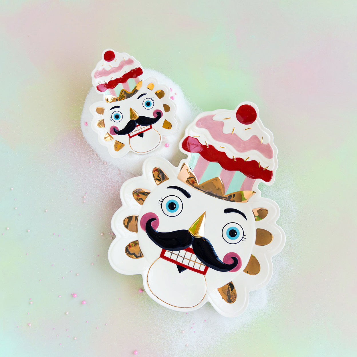 Cookie Colonel Colonel Cupcake Cookie Plate - Glitterville Studios, LLC
