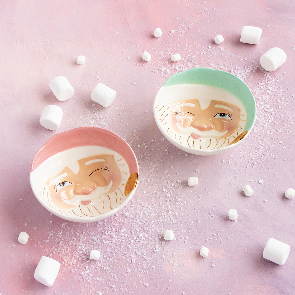 Papa Noel Bowls, Cream