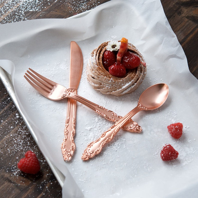 Rose Gold Flatware